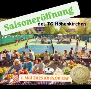 Einladung zur Saisoneröffnung 2025 des TC Höhenkirchen