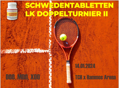 Lk-Doppelturnier 14.01.24 sponsored by Schwedentabletten