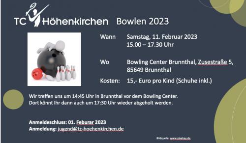 Bowling-Aktion f. Kinder und Jugendliche